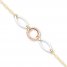 Anklet 14K Tri-Color Gold