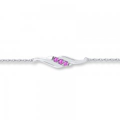 Amethyst Anklet Sterling Silver