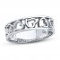 Heart Ring 14K White Gold