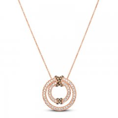 Le Vian Necklace 7/8 ct tw Diamonds 14K Strawberry Gold 18"