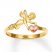 Angel & Heart Ring 14K Two-Tone Gold