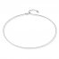 Adjustable Chain Necklace 14K White Gold 16"-20" Length