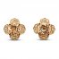 Le Vian Morganite Earrings 1/4 ct tw Diamonds 14K Strawberry Gold