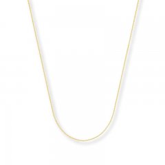 Cable Chain Necklace 14K Yellow Gold 20" Length