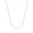 Cable Chain Necklace 14K Yellow Gold 20" Length