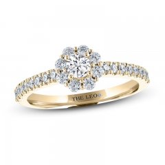 THE LEO Diamond Engagement Ring 1/2 ct tw Round-cut 14K Yellow Gold