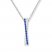 Lab-Created Sapphires Sterling Silver Necklace