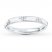 Stackable Ring White Enamel Sterling Silver