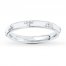 Stackable Ring White Enamel Sterling Silver