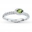 Stackable Ring Peridot Sterling Silver