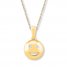 Smile Necklace Diamond Accents 10K Yellow Gold