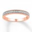 Diamond Anniversary Band 1/10 ct tw Round-cut 10K Rose Gold