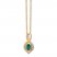 Le Vian Natural Emerald Necklace 1/5 ct tw Diamonds 14K Gold