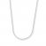 Wheat Chain Necklace 14K White Gold 20" Length