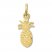 Pineapple Charm 14K Yellow Gold