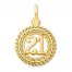 21 Charm 14K Yellow Gold