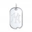 MLB New York Yankees Dog Tag Sterling Silver