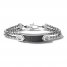 Bulova Double-Chain ID Bracelet Stainless Steel 8"