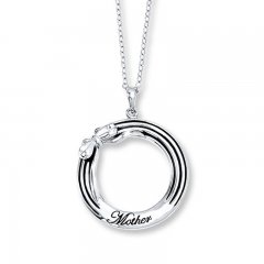 Mother Necklace Sterling Silver