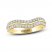 THE LEO Diamond Contour Band 3/8 ct tw Round-cut 14K Yellow Gold