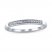 Diamond Wedding Band 1/10 ct tw 10K White Gold