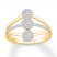 Diamond Ring 1/3 ct tw Round-cut 10K Yellow Gold