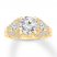 Diamond Engagement Ring 1-3/4 ct tw Round-cut 14K Yellow Gold