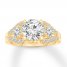 Diamond Engagement Ring 1-3/4 ct tw Round-cut 14K Yellow Gold