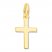 Cross Charm 14K Yellow Gold