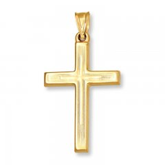 Cross Charm 14K Yellow Gold