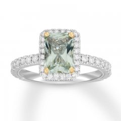 Neil Lane Quartz Engagement Ring 5/8 ct tw Diamonds 14K Gold