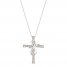 Le Vian Diamond Cross Necklace 1/2 ct tw 14K Vanilla Gold 18"