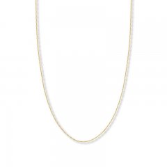 18" Forzatina Chain Necklace 14K Yellow Gold Appx. 1.45mm