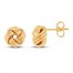 Knot Stud Earrings 14K Yellow Gold