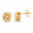 Knot Stud Earrings 14K Yellow Gold