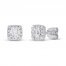 Diamond Earrings 1 ct tw Round-cut 14K White Gold