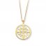 Fleur-de-Lis Necklace 14K Yellow Gold