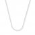 Wheat Chain Necklace 14K White Gold 18" Length