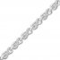 Diamond Infinity Bracelet 1/5 ct tw Round-cut Sterling Silver