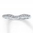 Previously Owned Diamond Anniversary Ring 1/4 ct tw Round-cut 14K White Gold