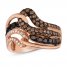 Le Vian Exotics Diamond Ring 1-1/3 ct tw 14K Strawberry Gold