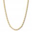 Link Chain Necklace 10K Yellow Gold 24" Length