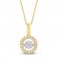 Unstoppable Love Diamond Necklace 1/2 ct tw 10K Yellow Gold 19"