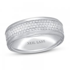 Neil Lane Men’s Diamond Wedding Band 5/8 ct tw 14K White Gold