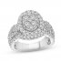 Diamond Engagement Ring 2 ct tw Round-cut 14K White Gold