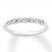 Diamond Anniversary Band 1/15 ct tw Round-cut 10K White Gold