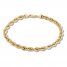 Rope Chain Bracelet 14K Yellow Gold 8" Length