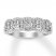 Diamond Anniversary Band 3/4 cttw Princess/Round 14K White Gold