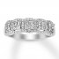 Diamond Anniversary Band 3/4 cttw Princess/Round 14K White Gold