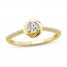 Center of Me Diamond Ring 1/4 ct tw 10K Yellow Gold